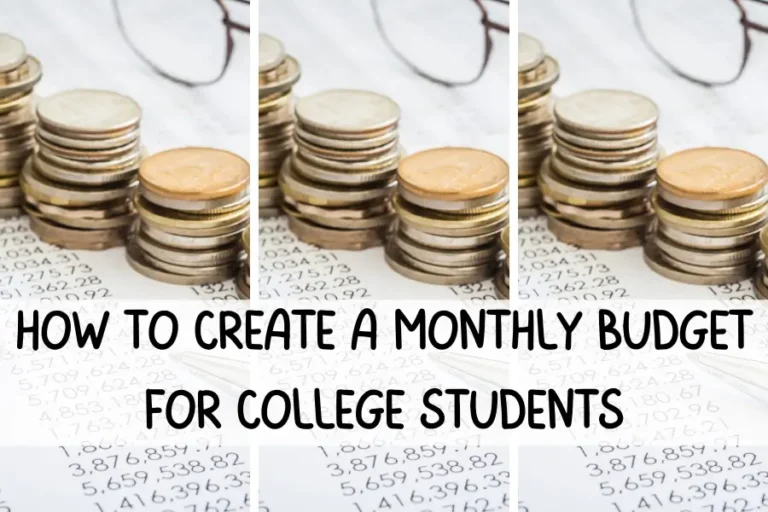 Budget for college students